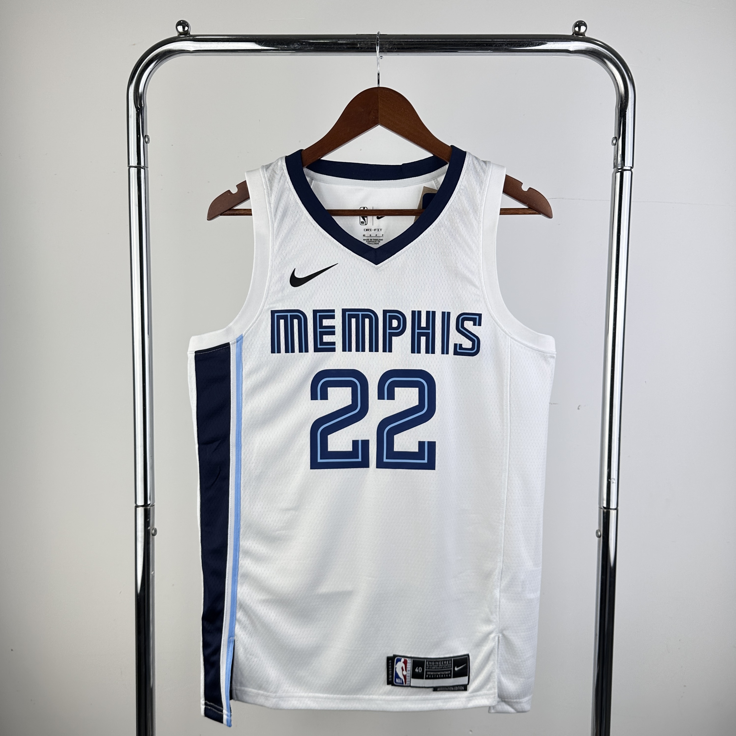 Men Memphis Grizzlies #22 Bane White Nike 2024 NBA Jersey->minnesota timberwolves->NBA Jersey